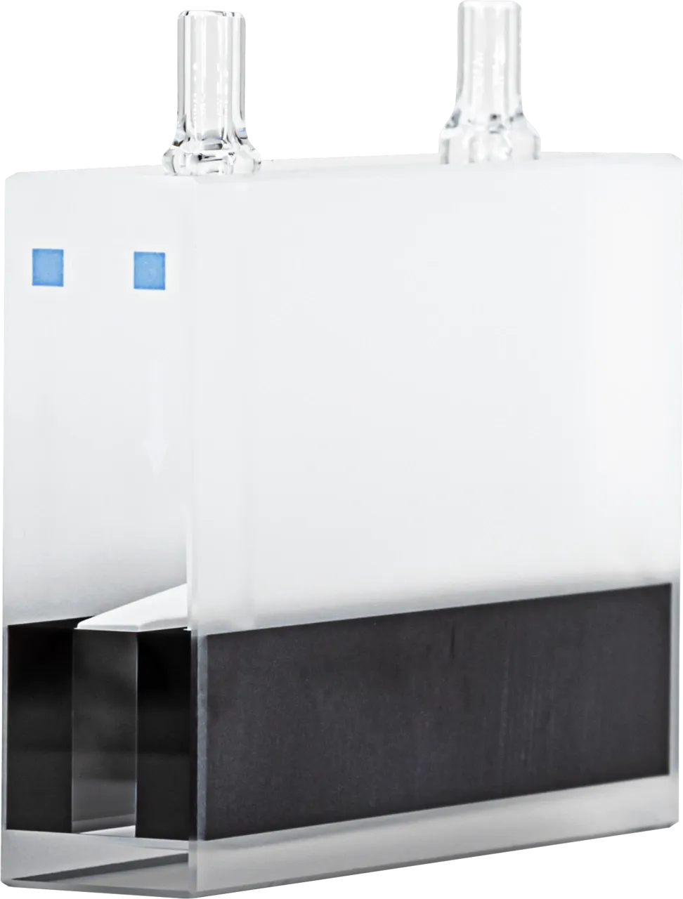Flow cuvette, quartz glass, 50 mm optical path, for NANOCOLOR® UV/VIS II, NANOCOLOR® VIS and NANOCOLOR® VIS II