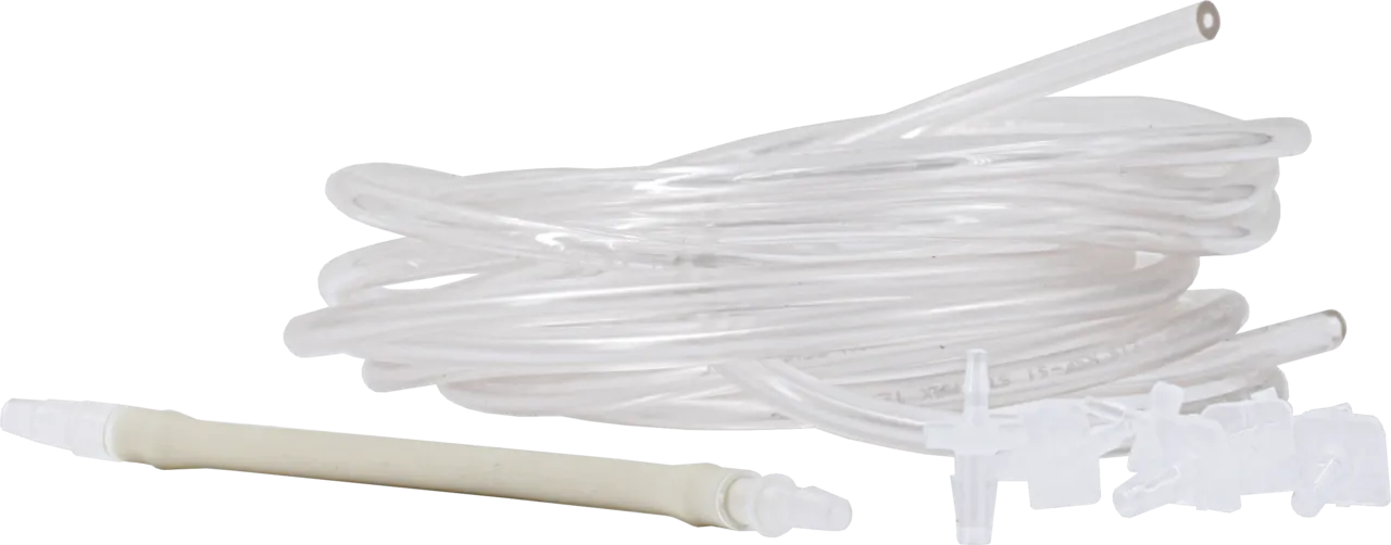 Tubing set for sipper module NANOCOLOR FP-200 consisting of tygon-tube set with adapters and pump tubing with pre-installed fittings