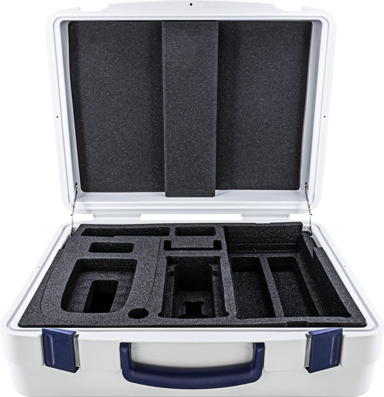 NANOCOLOR reagent case PF-12 Plus empty case with foam inlay for individual combination with photometer PF-12 Plus,1 heating block NANOCOLOR VARIO C2 or NANOCOLOR VARIO Mini, 2 pipettes and 3 NANOCOLOR tube tests