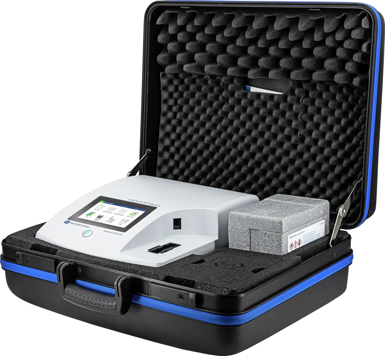 Case for spectrophotometer NANOCOLOR Advance with additional space for 1 NANOCOLOR box, pipettes and accessories (not included in delivery)