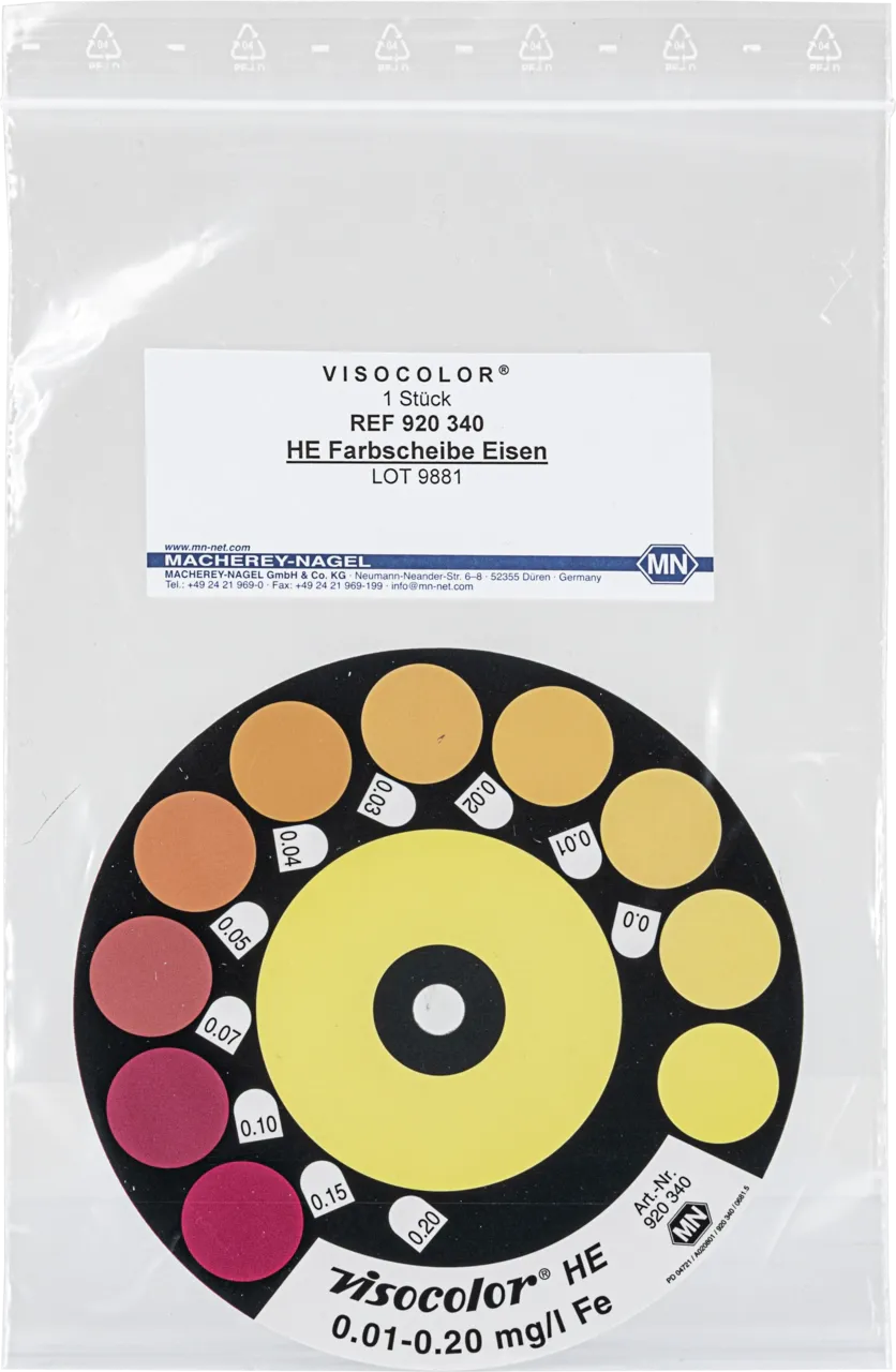 VISOCOLOR HE Colour comparison disk Iron suitable for cat. no. 920040