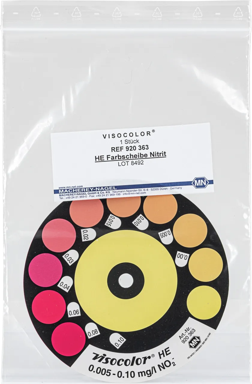 VISOCOLOR HE Colour comparison disk Nitrite suitable for cat. no. 920063
