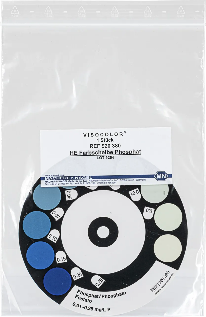 VISOCOLOR HE Colour comparison disk Phosphate (DEV) suitable for cat. no. 920080