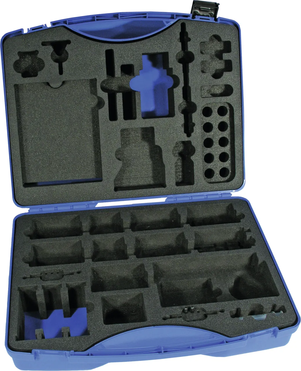 VISOCOLOR Reagent case, empty - new design - with inlay, for individual filling with test kits of the VISOCOLOR and test paper program
