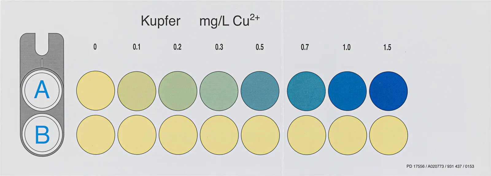 VISOCOLOR ECO Colour comparison disk Copper suitable for Cat.-No. 931037