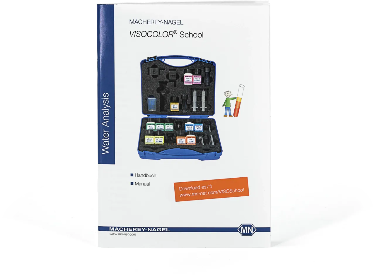 VISOCOLOR reagent case manual for VISOCOLR School reagent case REF 933100