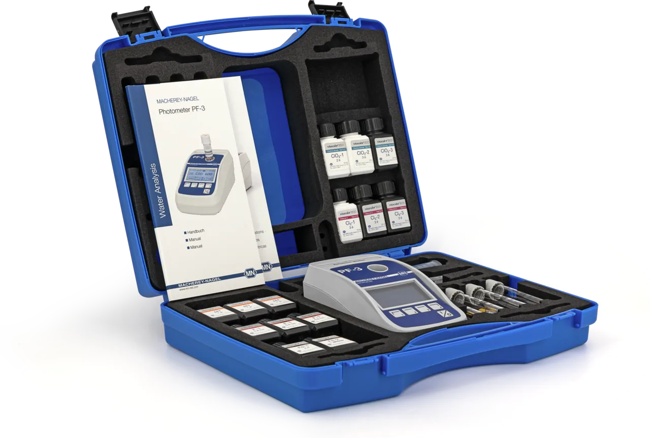Compact photometer PF-3 Drinking Water incl. VISOCOLOR ECO Chlorine 2 free