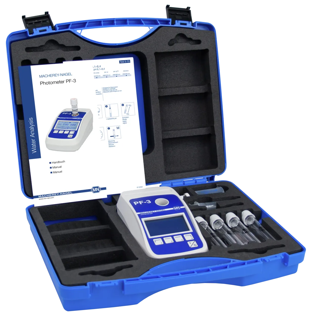 Compact photometer PF-3 Soil, without reagents for evaluation of VISOCOLOR ECO tests
