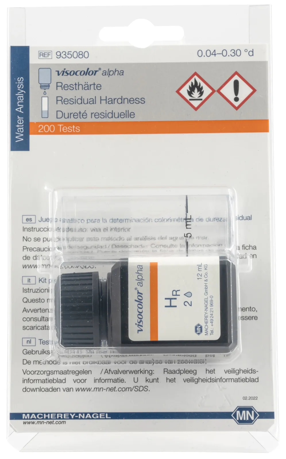 VISOCOLOR alpha residual hardness EQ Excepted Quantities