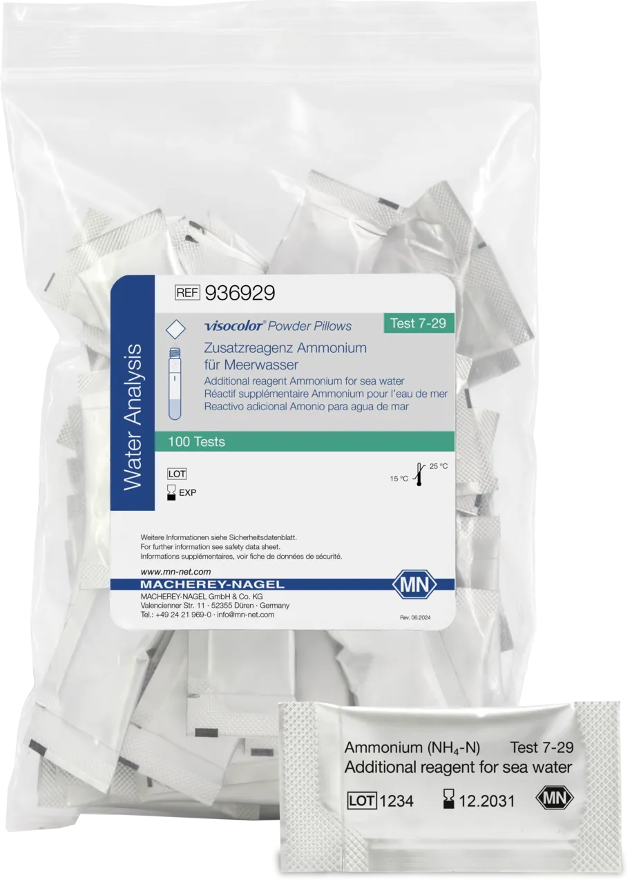 VISOCOLOR additional reagent for PP ammonium for the use in sea water 100 determinations