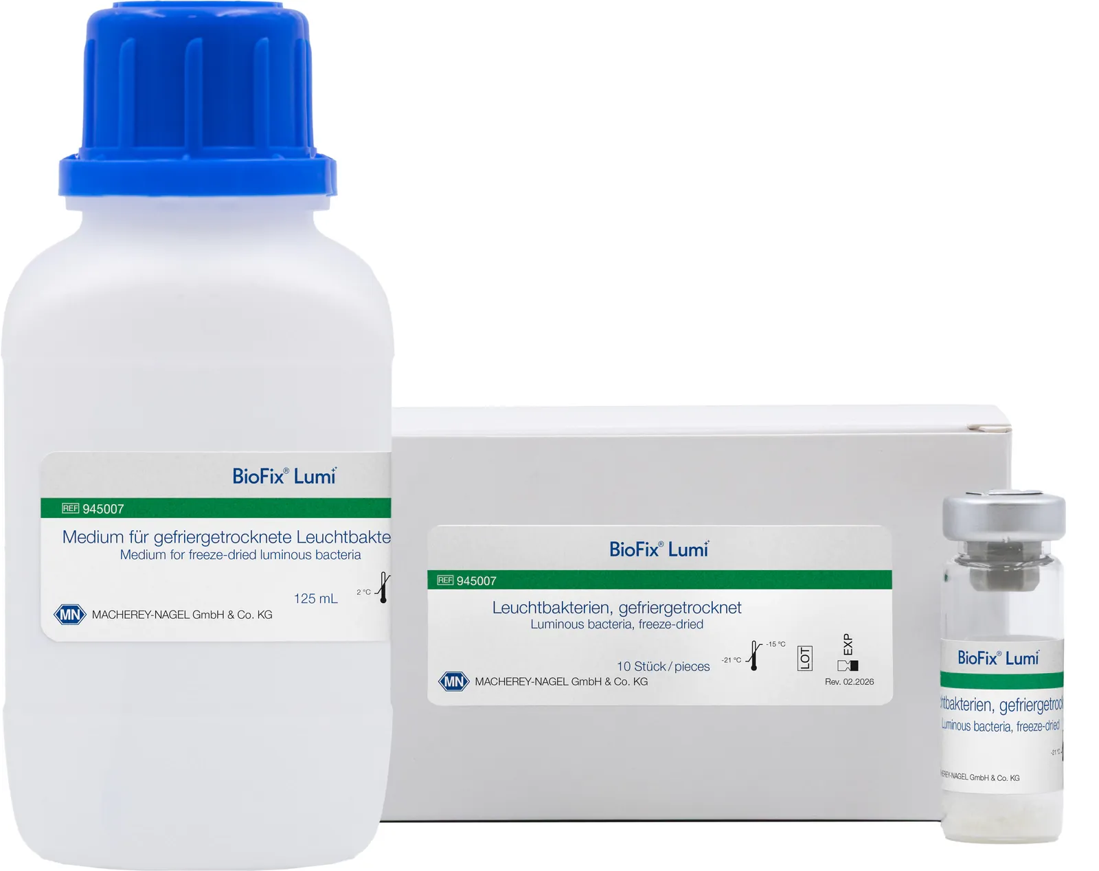 BioFix Lumi luminous bacteria, 10 vials, for up to 200 toxicity determinations