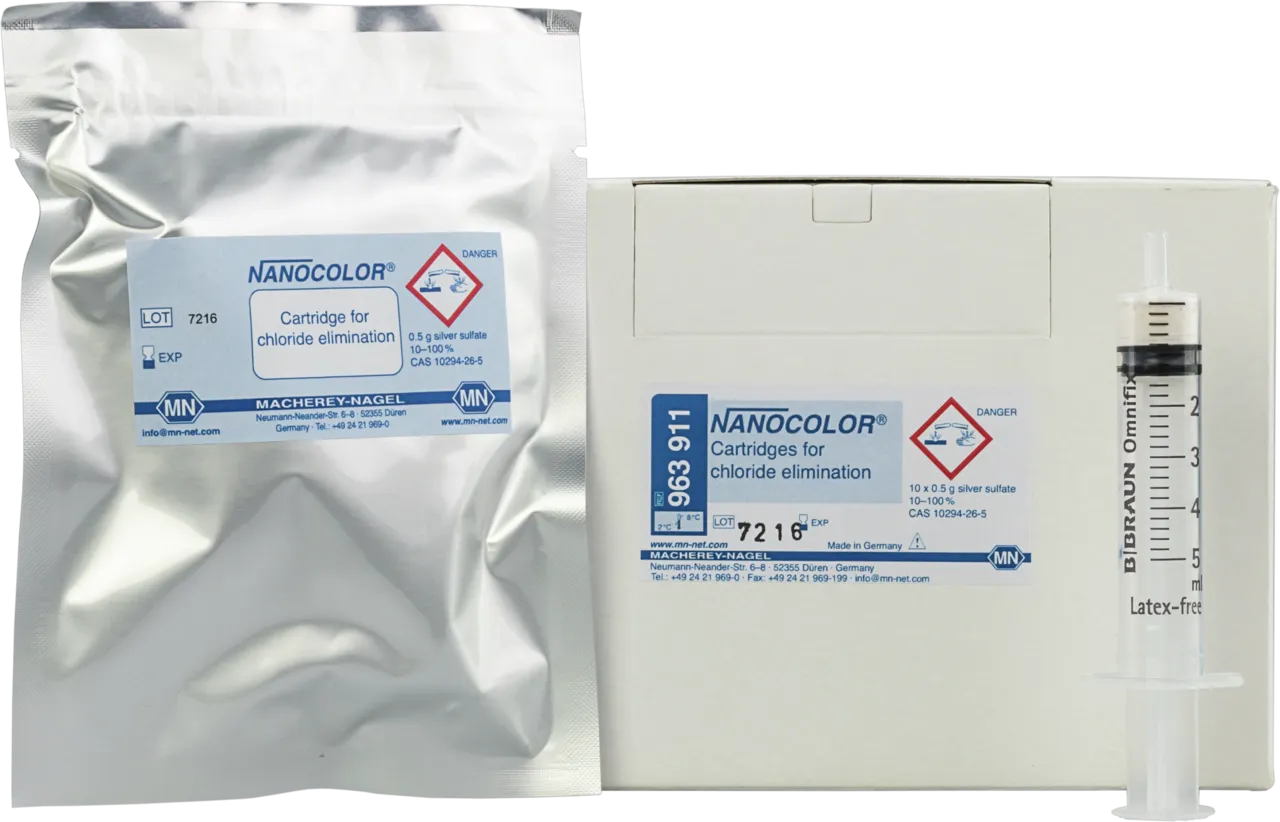 NANOCOLOR Cloride-elimination-cartridges Refill pack for tube test COD 160 Hg-free pack of 10