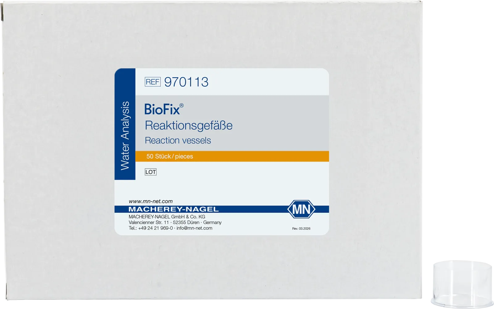 BioFix reaction vessels for nitrification inhibition pack of 50