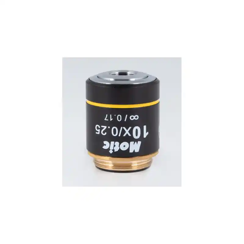 Motic Objective 10x/0.25, wd 17.4mm, CCIS, E-plan, achromat., infinity (BA210, BA310)
