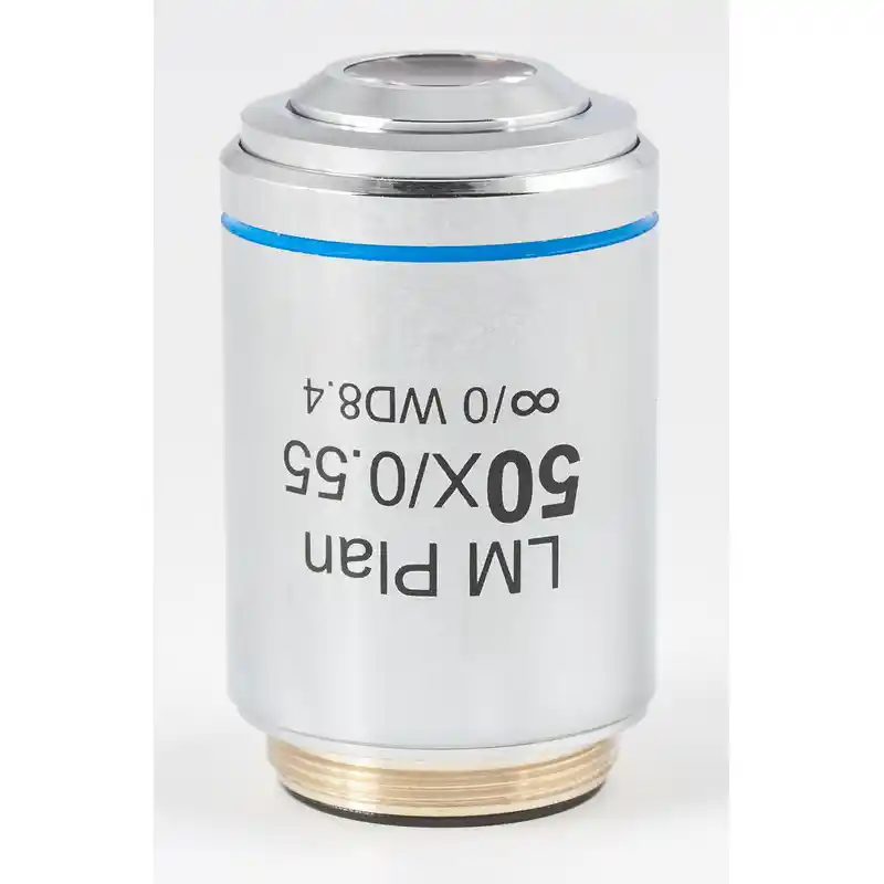 Motic Objective, CCIS achromat. LM PL 50x/0.55 (AA=8.4mm)