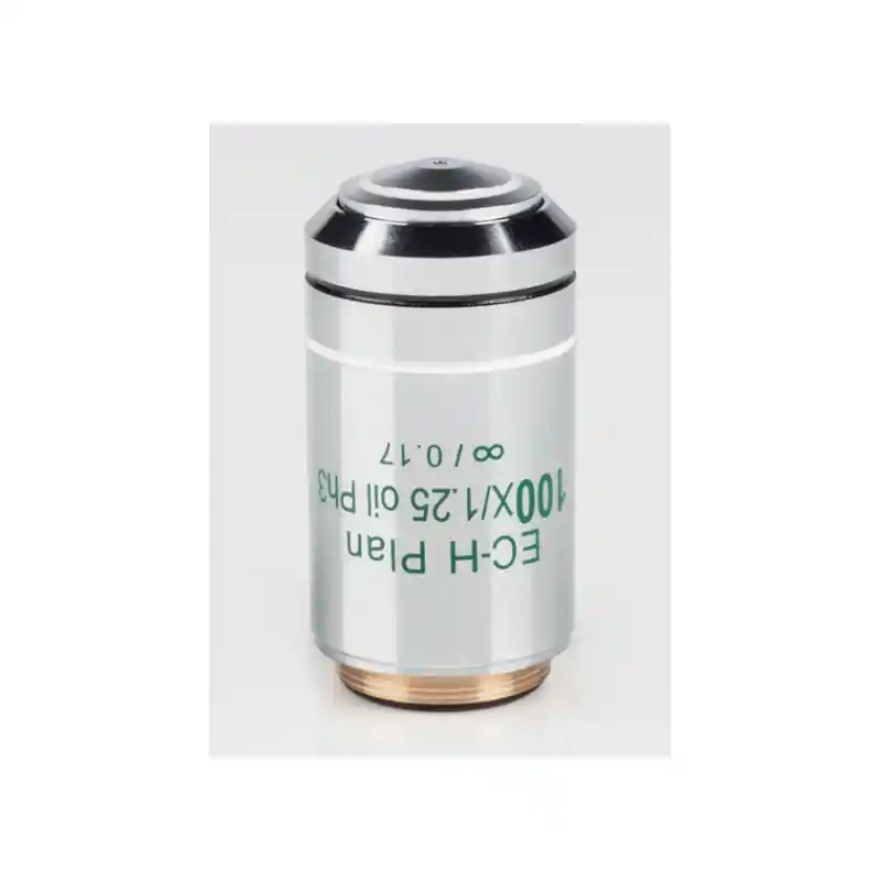 Motic Objective 100X / 1.25, wd 0.15 mm, CCIS, EC-H PL Ph, e-plan, pos. phase, oil, S