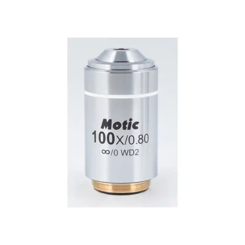 Motic Objective 100x/0,8 (AA=2mm), CCIS LM Plan achro. invers