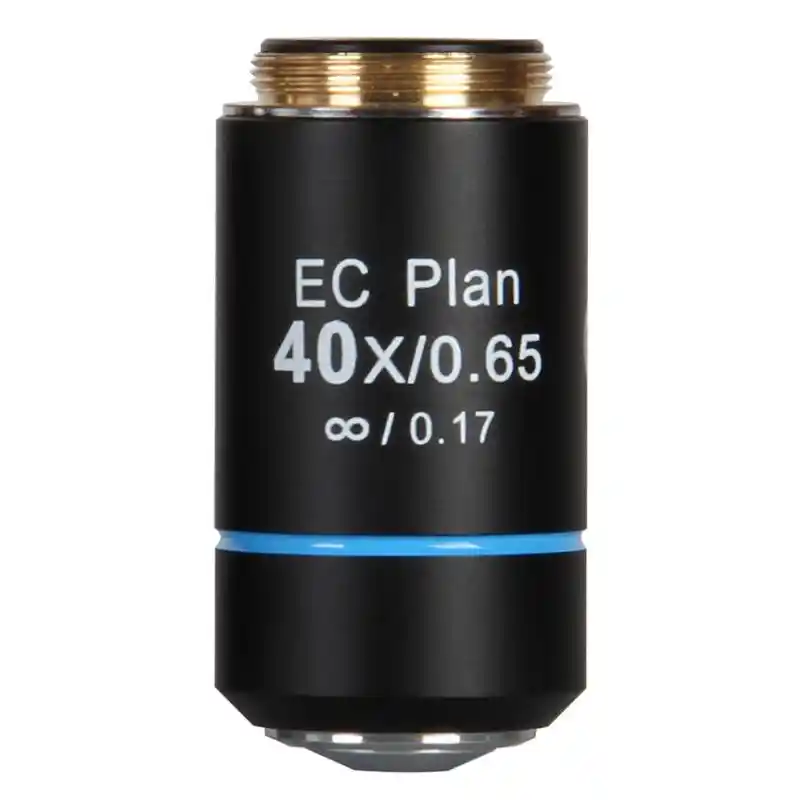 Motic EC PL, CCIS, plan, achro microscope objective, 40X/0.65, S, w.d. 0.5mm (BA-210)
