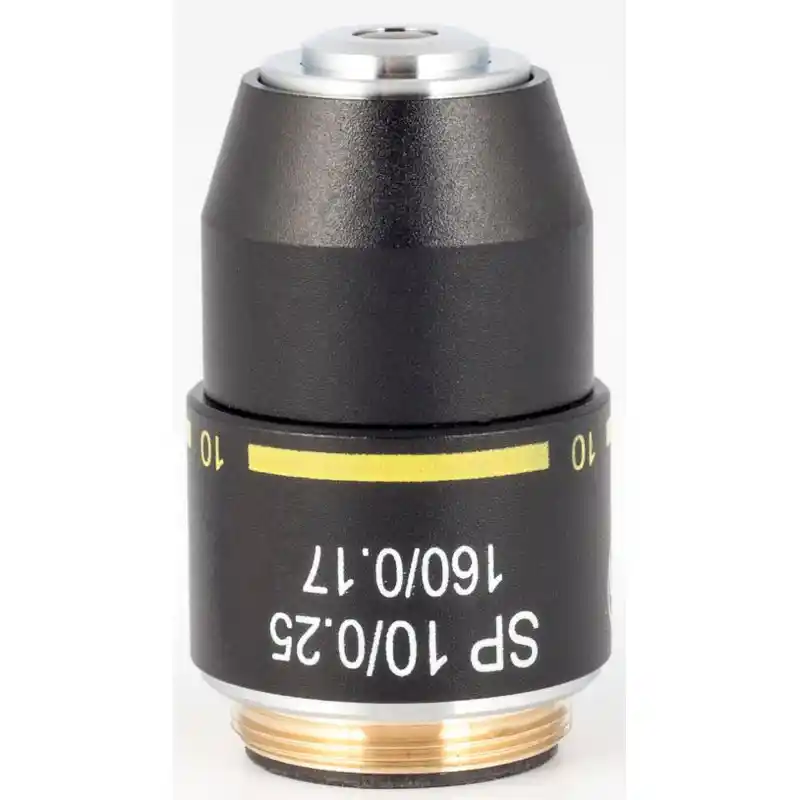 Motic Objective SP semiplan achro, 10X/0.25 w.d=6.4mm (RedLine200)