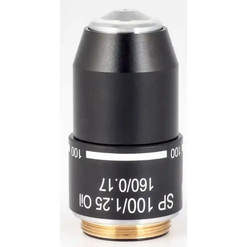 Motic Objective SP semiplan achro, 100X/1.25, S, Oil w.d=0.14mm (RedLine200)