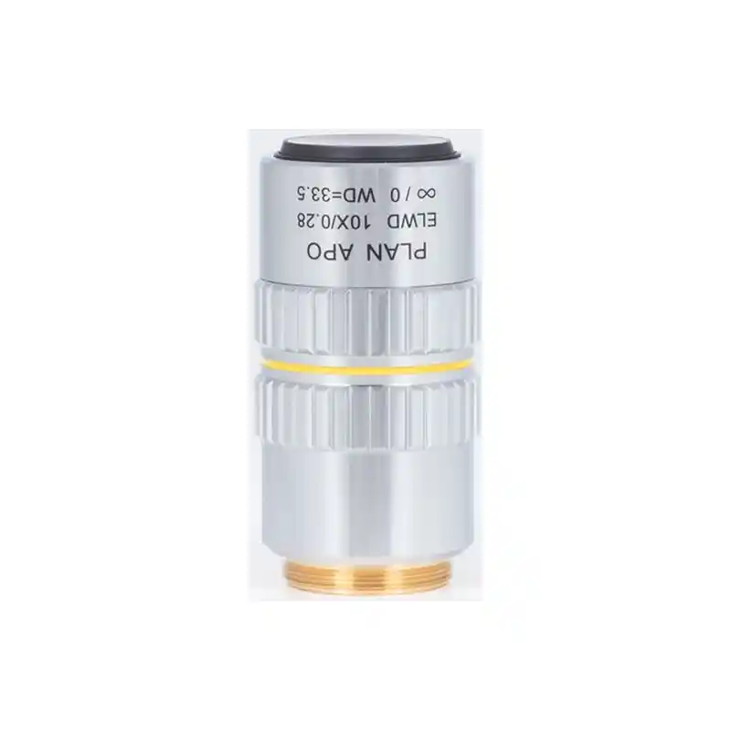 Motic Plan apochromatic objective PA ELWD 10X/0.280 (wd 33.5mm) parfocality correction