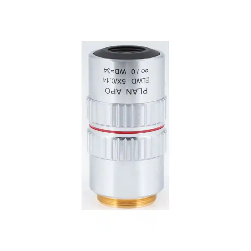 Motic Plan apochromat. objective ELWD 5X/0.140 (wd 34mm)