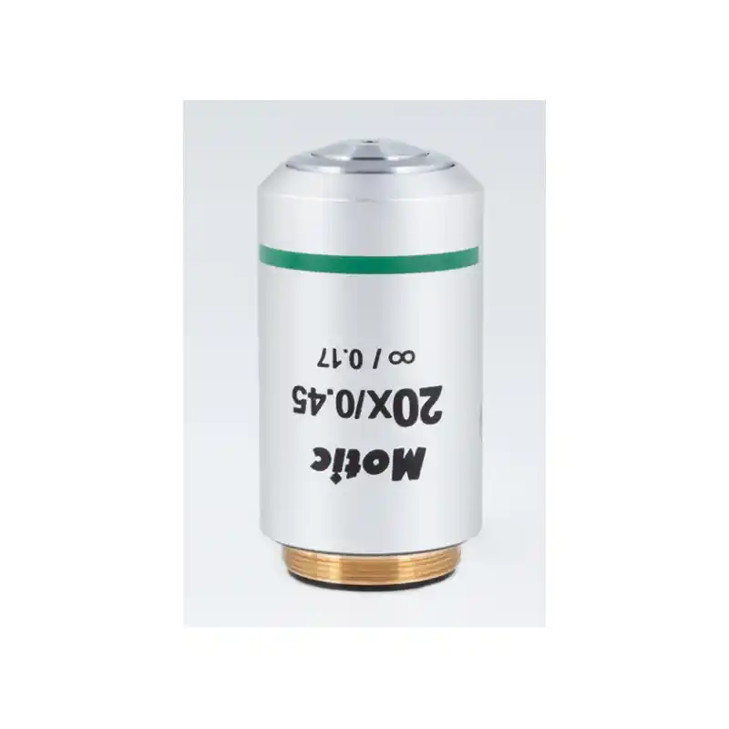 Motic Objective EC PL, CCIS, plan, achromatic, UC 20x/0.45 w.d. 0.8mm (Panthera)