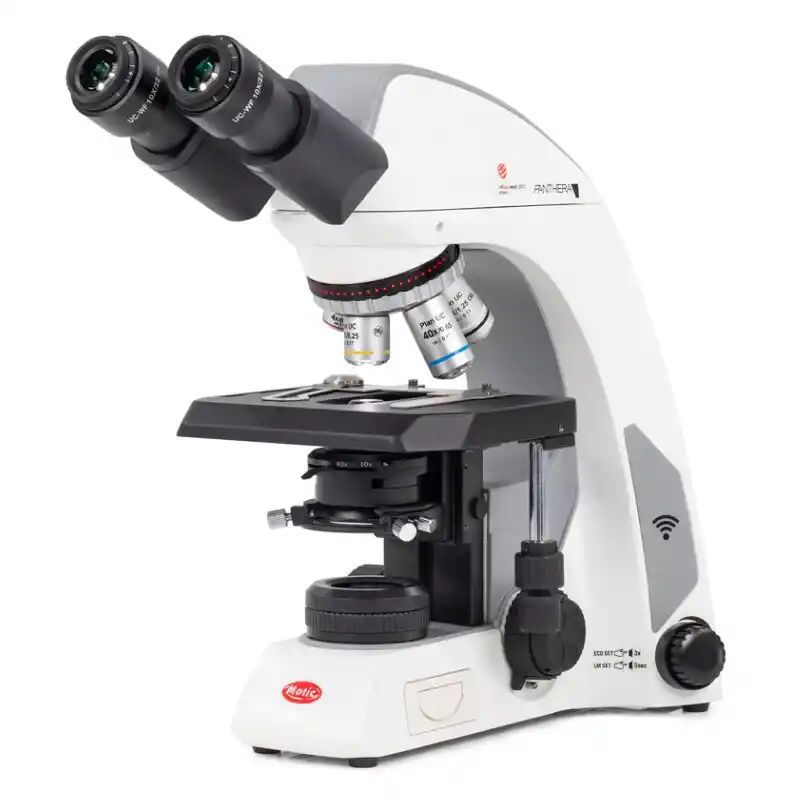 Motic Microscope Panthera cloud, bino, digital, infinity, plan, achromatic, 40x-1000x, 10x/22mm, Halogen/LED, HDMI, 8MP