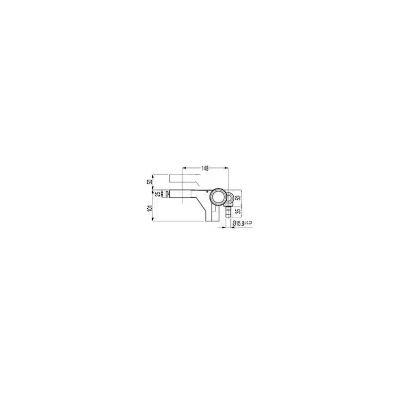 Nikon Headmount C-FMB, with drive, for 1-arm overhanging stands (type B)