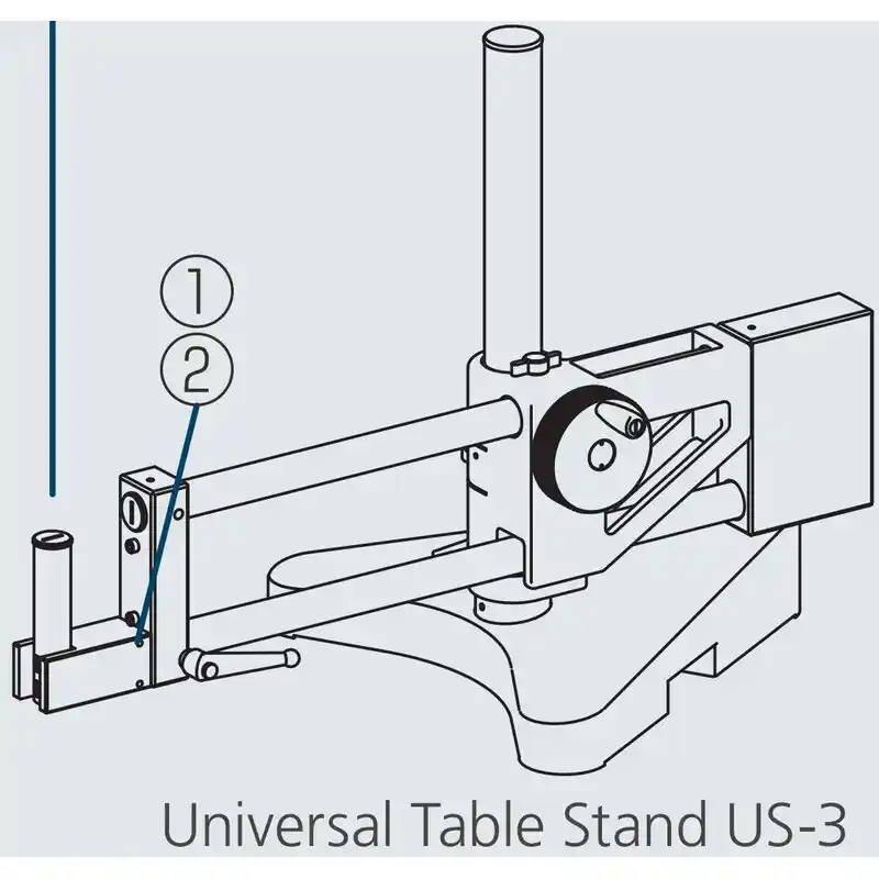 Nikon US-3, double arm Universal Stand, for C-FMAN or SM Focusing Mount