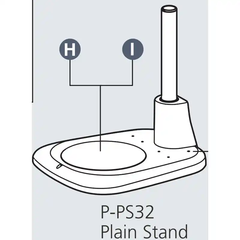 Nikon Stand column P-PS32 Plain Base for incident light with pillar