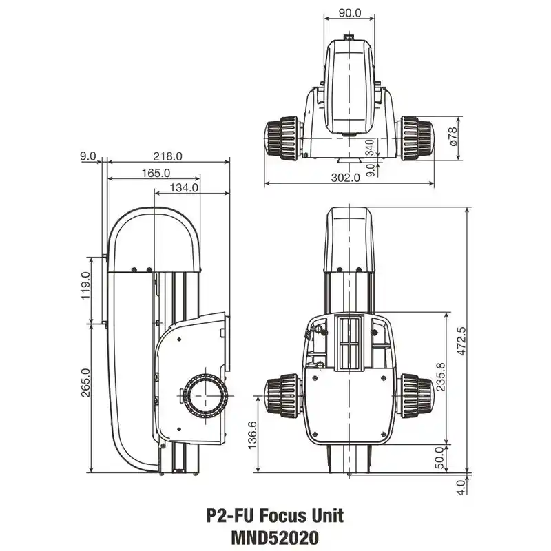 Nikon P2-FU manual focus unit