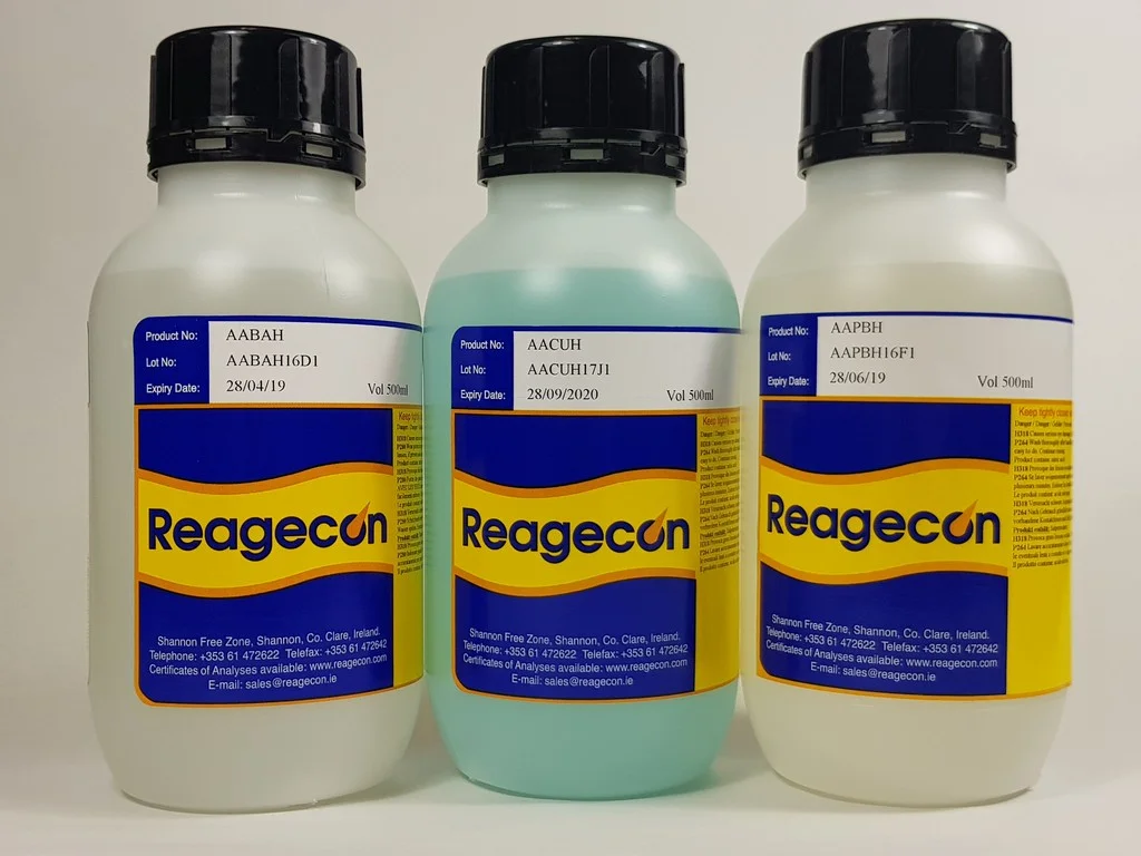Reagecon Sodium Standard for Atomic Absorption (AAS) 0.5 µg/mL (5 ppm) in 2% Nitric Acid (HNO₃)