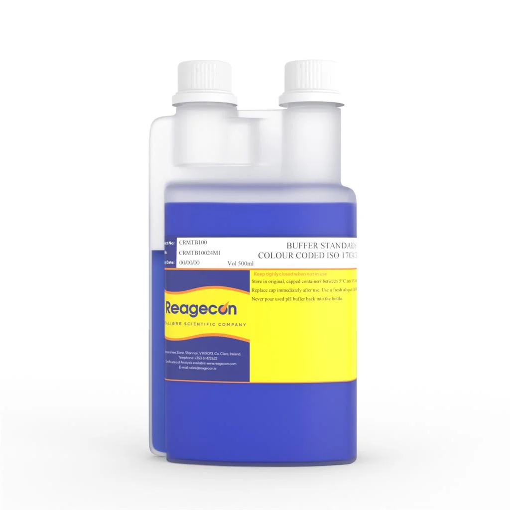 Reagecon Buffer Standard pH 10.00 at 25°C Technical Colour Coded ISO 17034 Certified Reference Material