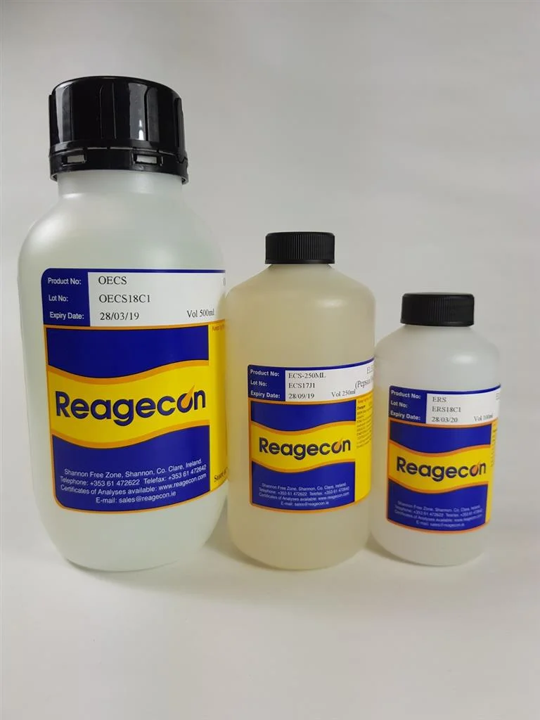 Reagecon Pepsin-Hydrochloric Acid Electrode Cleaning Solution for the removal of Proteins