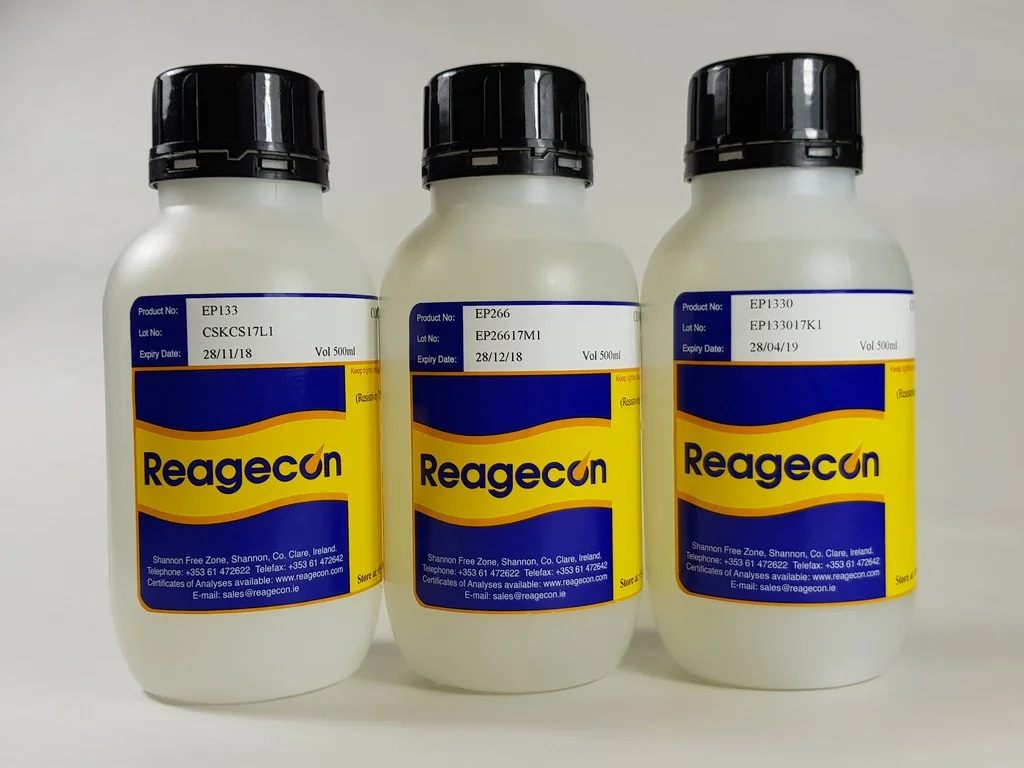 Reagecon 1330 µs/cm Conductivity and Resistivity at 20°C according to European Pharmacopoeia (EP)