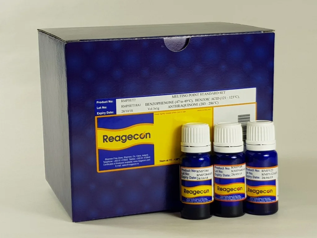 Reagecon Melting Point (Phenacetin; Caffeine; Vanillin) Standard Set