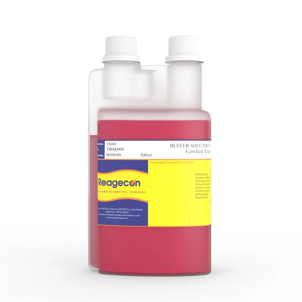 Reagecon pH 4.60 Technical Colour Coded Buffer Solution at 25°C