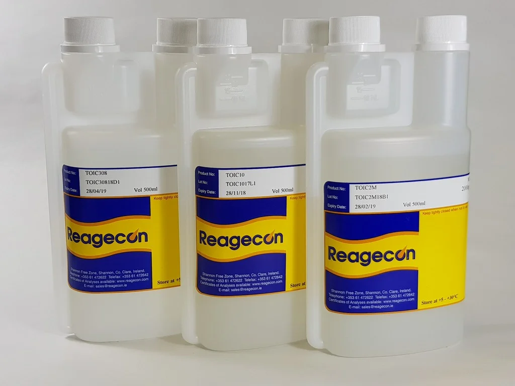 Reagecon Total Organic and Inorganic Carbon (TOC/TIC) Mixed Standard 30 mg/L (ppm) Organic Carbon, 8 mg/L (ppm) Inorganic Carbon