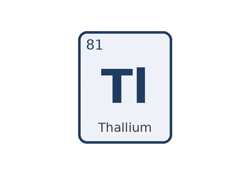 Thallium Tl - 10 g/l in diluted HNO3 for ICP – CRM, 100 ml