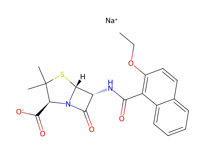 Nafcillin sodium salt – neat CRM, 100 mg