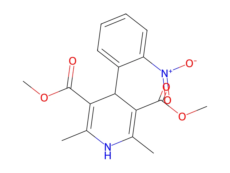 Nifedipine – neat CRM, 100 mg