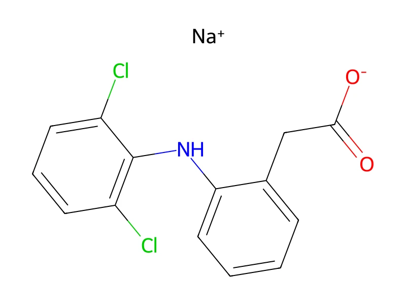 Diclofenac sodium – neat CRM, 100 mg
