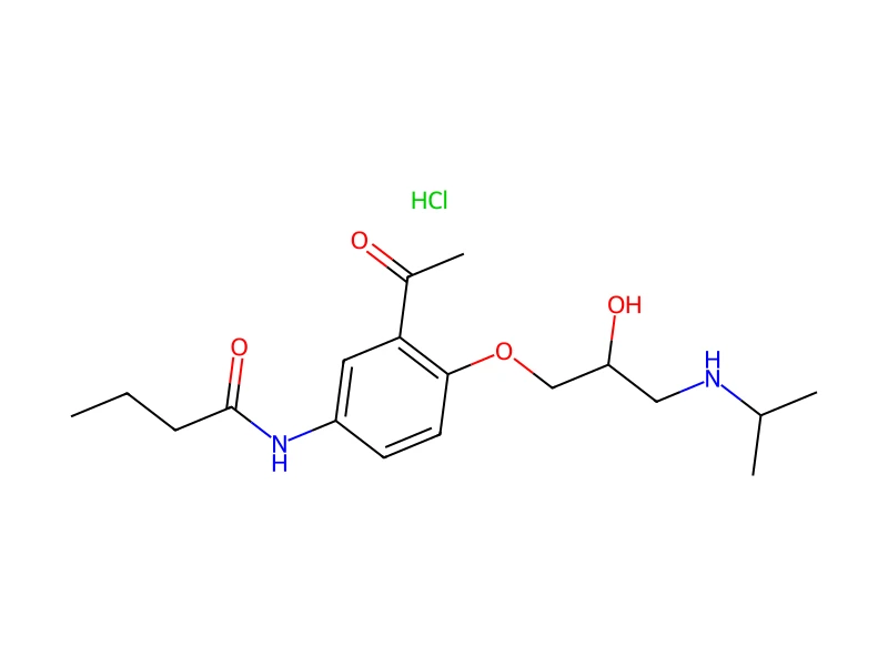 Acebutolol hydrochloride – neat CRM, 100 mg