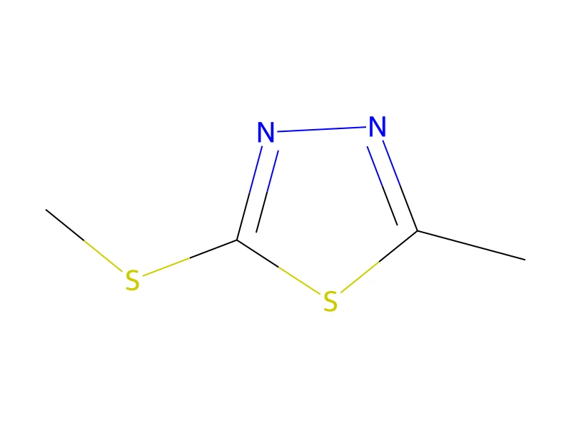 1,3,4-Thiadiazole, 2-methyl-5-(methylthio) – neat CRM, 100 mg