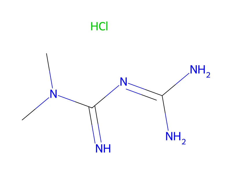 Metformin hydrochloride – neat CRM, 100 mg