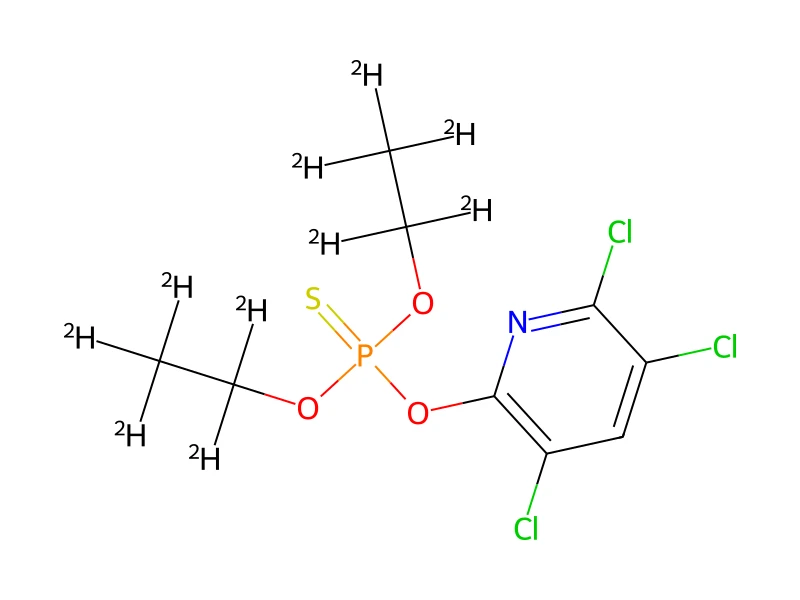 Chlorpyrifos D10 (diethyl D10) 100 µg/ml in Acetone – CRM, 1 ml