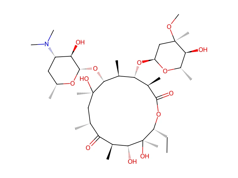 Erythromycin (mixture of A,B,C) 100 µg/ml in Acetonitrile – CRM, 1 ml