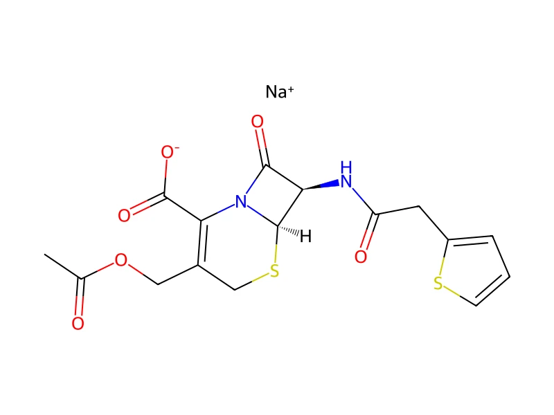 Cephalothin sodium salt – neat CRM, 100 mg