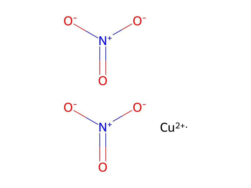 Copper Nitrate (Cu(NO3)2*6H2O)- min. 99.99+% - Noncertified – high-purity substance, 100 g